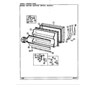 Magic Chef RB171PLA/DG24A freezer door (rb171pa/dg23a) (rb171pla/dg24a) (rb171plw/dg22a) (rb171pw/dg21a) diagram