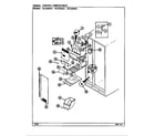Magic Chef RC224RDA/DS36B freezer compartment (rc224rda/ds37a) (rc224rda/ds37b) (rc224rdk/ds35a) (rc224rdv/ds36a) (rc224rdv/ds36b) diagram