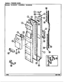Freezer door (rc224rda/ds37a) (rc224rda/ds37b) (rc224rdk/ds35a) (rc224rdv/ds36a) (rc224rdv/ds36b)