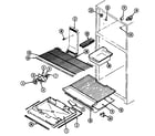 Maytag GT17X93V/DF25A freezer compartment diagram