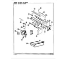 Magic Chef RB171PFW/DG26A unit compartment & system diagram