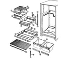 Maytag GT19X7V/DC51A shelves & accessories (gt19x7a/dc52a) (gt19x7a/dc58a) (gt19x7v/dc51a) (gt19x7v/dc57a) diagram