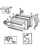 Freezer door (gt19x7a/dc52a) (gt19x7a/dc58a) (gt19x7v/dc51a) (gt19x7v/dc57a)