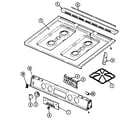 Magic Chef 7498XRA top assembly diagram