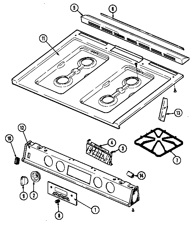 Top assembly