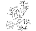 Magic Chef 7498XRW gas controls diagram