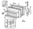 Maytag GT21X93V/DF83A freezer door diagram