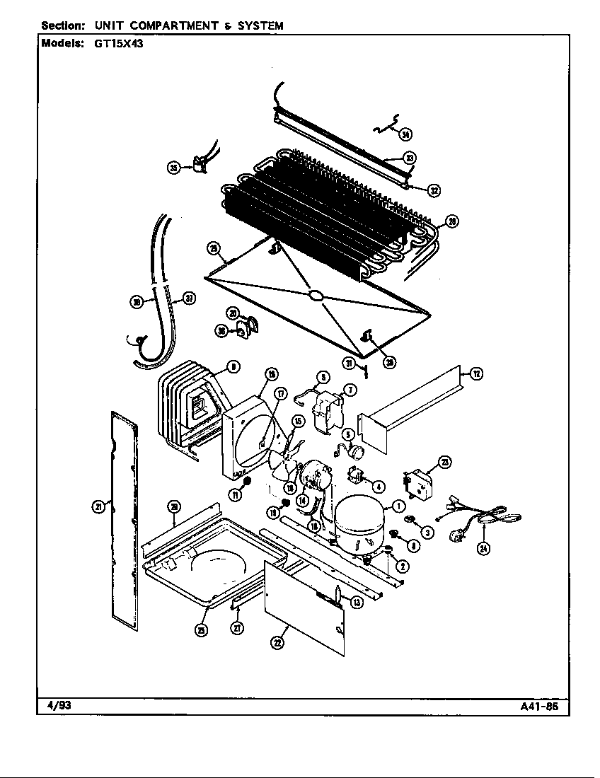 Unit compartment & system