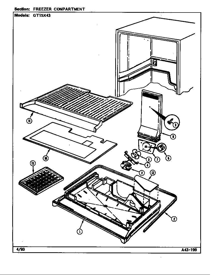 Freezer compartment