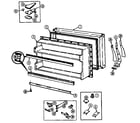 Maytag GT17X7A/DC28A freezer door diagram