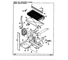 Magic Chef RB191PLA unit compartment & system diagram