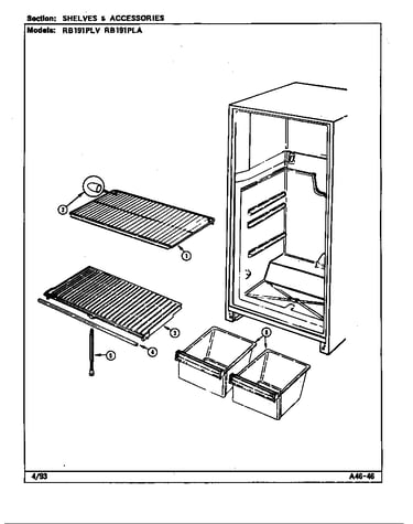 Shelves & accessories