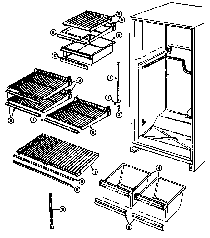 SHELVES & ACCESSORIES (RB172PA/DG33A) (RB172PA/DG33C) (RB172PLW/DG32A) (RB172PW/DG31A) (RB172PW/DG31C)