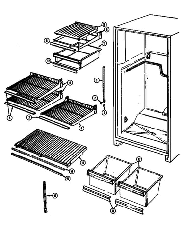 Shelves & accessories (rb172pa/dg33a) (rb172pa/dg33c) (rb172plw/dg32a) (rb172pw/dg31a) (rb172pw/dg31c)