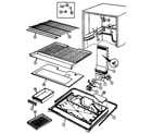 Magic Chef RB172PLW/DG32A freezer compartment (rb172pa/dg33a) (rb172pa/dg33c) (rb172plw/dg32a) (rb172pw/dg31a) (rb172pw/dg31c) diagram