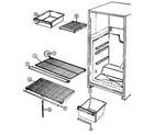 Maytag GT19X4XV/DF66A shelves & accessories diagram