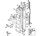 Maytag RCE224RDA/DS39A freezer door diagram