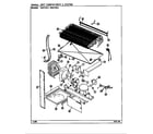 Magic Chef RB214RA/DG74A unit compartment & system diagram
