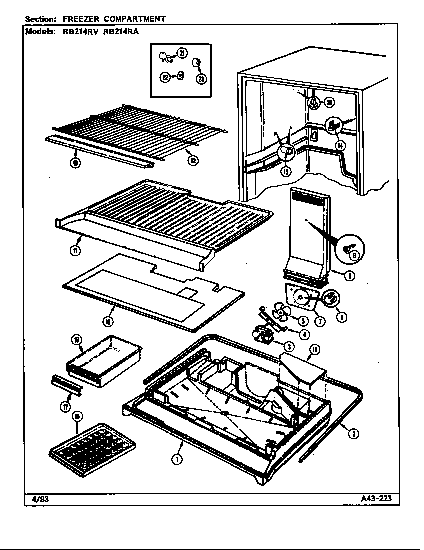 FREEZER COMPARTMENT