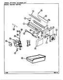 Optional ice maker kit