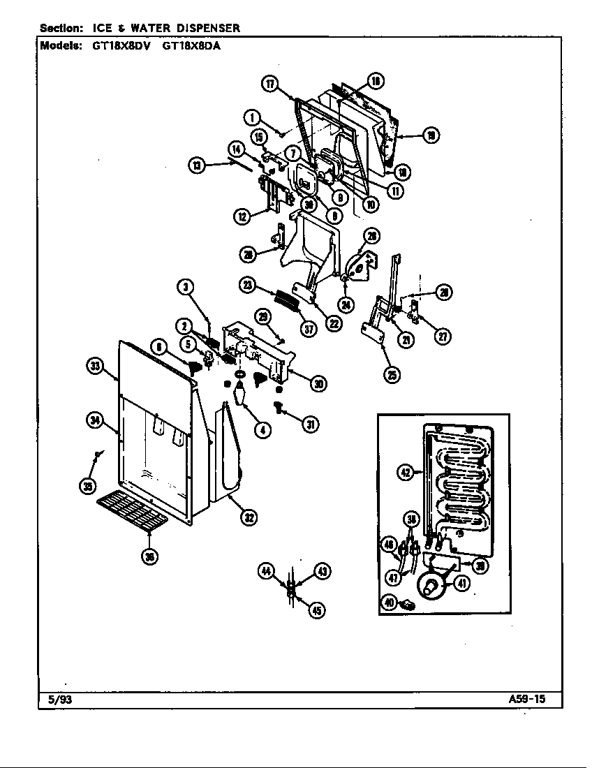 Ice & water dispenser