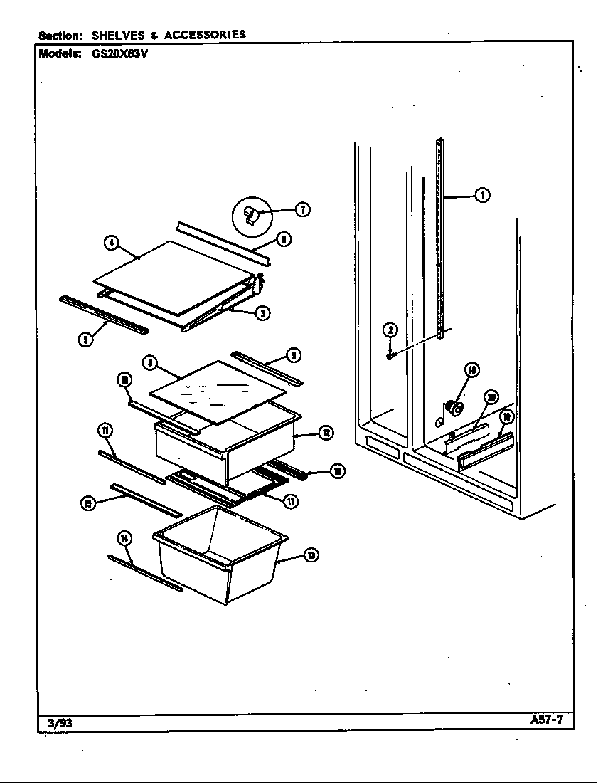 Shelves & accessories