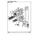 Maytag GS20X83V/DP05A freezer compartment diagram