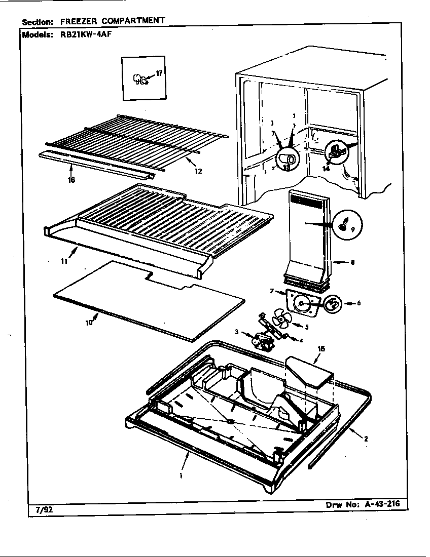 Freezer compartment