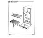 Magic Chef RB191PLV/DE69A shelves & accessories diagram