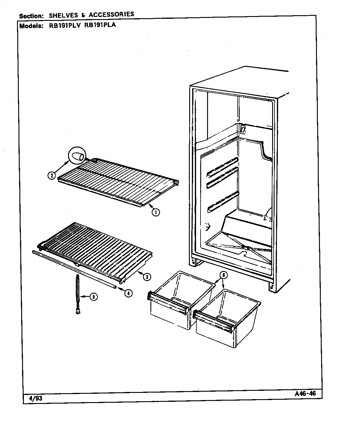 Shelves & accessories