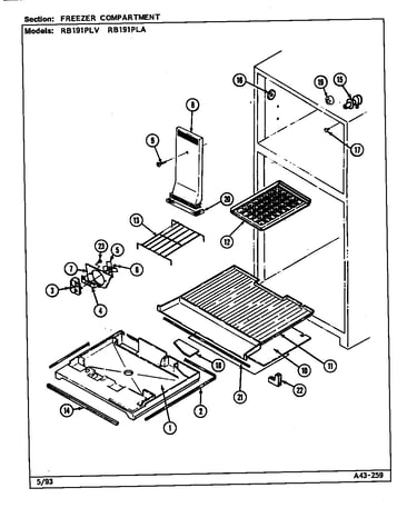 Freezer compartment