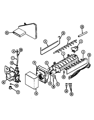 Optional ice maker