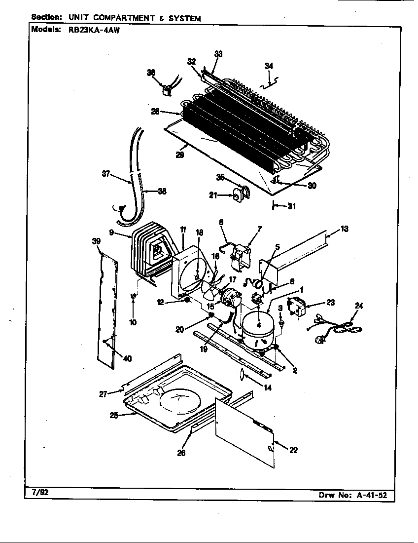 Unit compartment & system (rb23ka-4aw/bg98c)