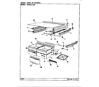 Magic Chef RB23KN-4AW/BG98C chest of drawers (rb23ka-4aw/bg98c) diagram