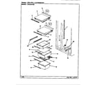 Maytag GDNS24V92/CP83A shelves & accessories diagram
