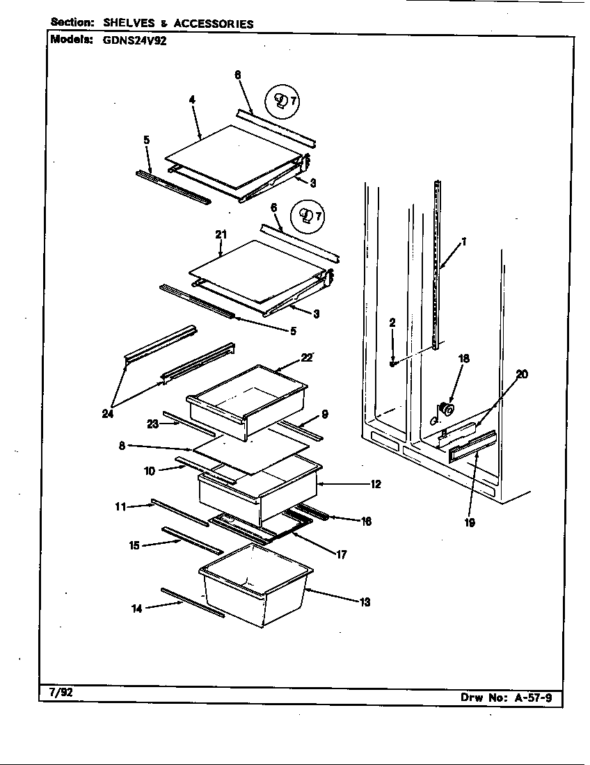 Shelves & accessories