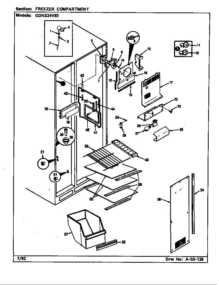 Freezer compartment