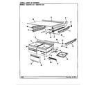Maytag RBE21KA4AF/CG76A chest of drawers diagram