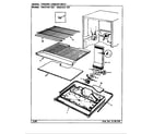 Maytag RBE21KA4AF/CG76A freezer compartment diagram