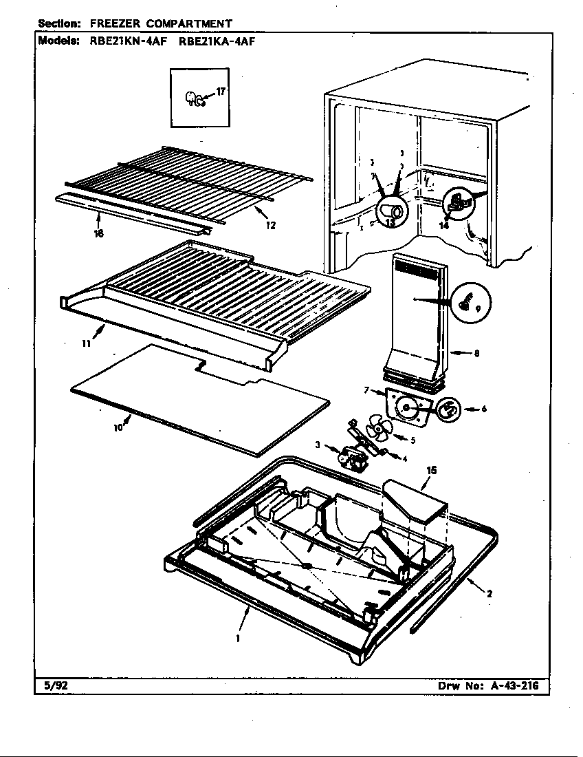 Freezer compartment