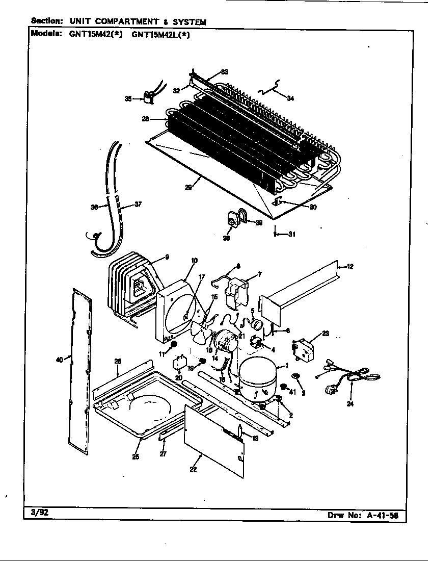 Unit compartment & system