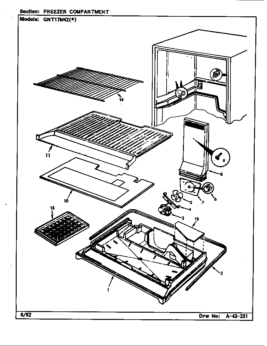 FREEZER COMPARTMENT