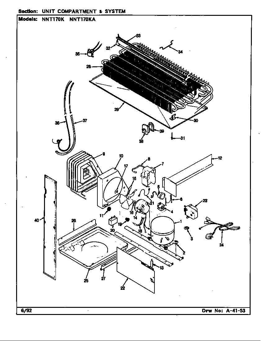 Unit compartment & system