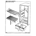 Maytag NNT170K/CC28A shelves & accessories diagram