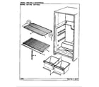 Maytag NNT170K/CC28A shelves & accessories diagram