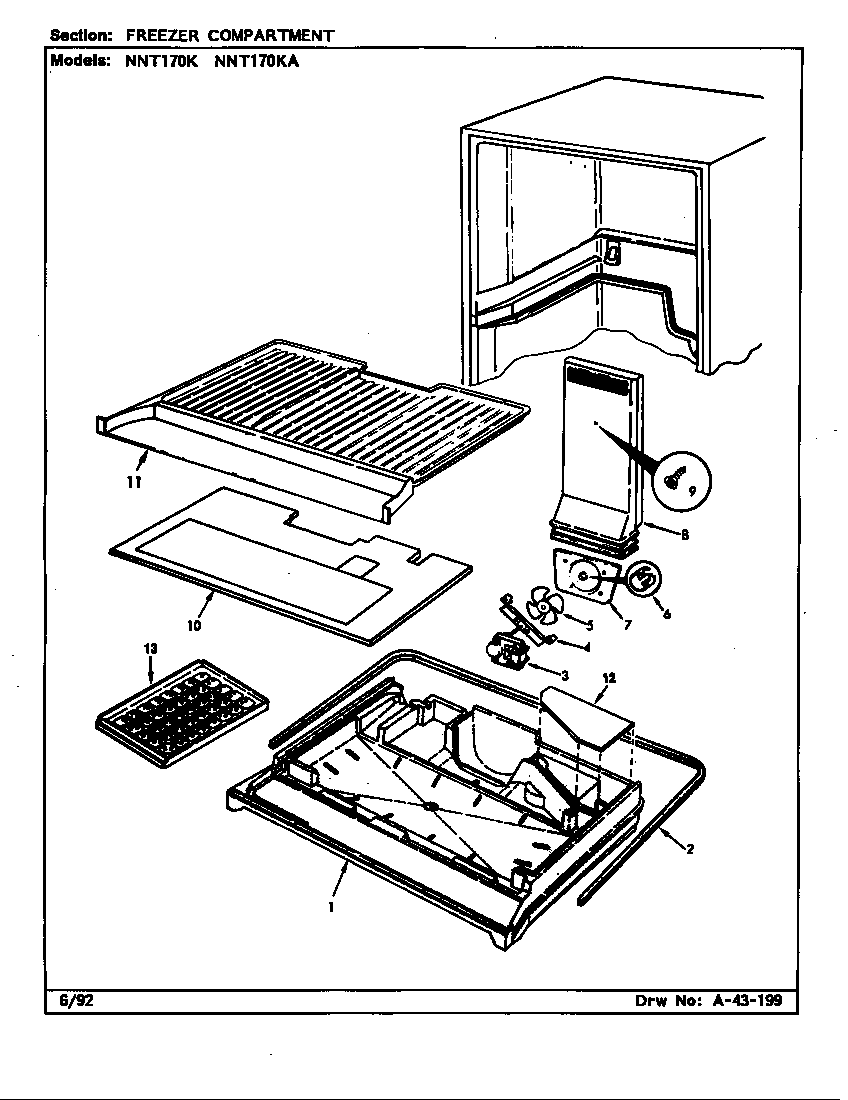 Freezer compartment