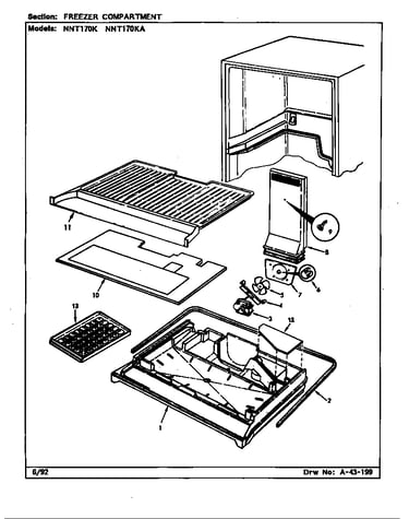 Freezer compartment