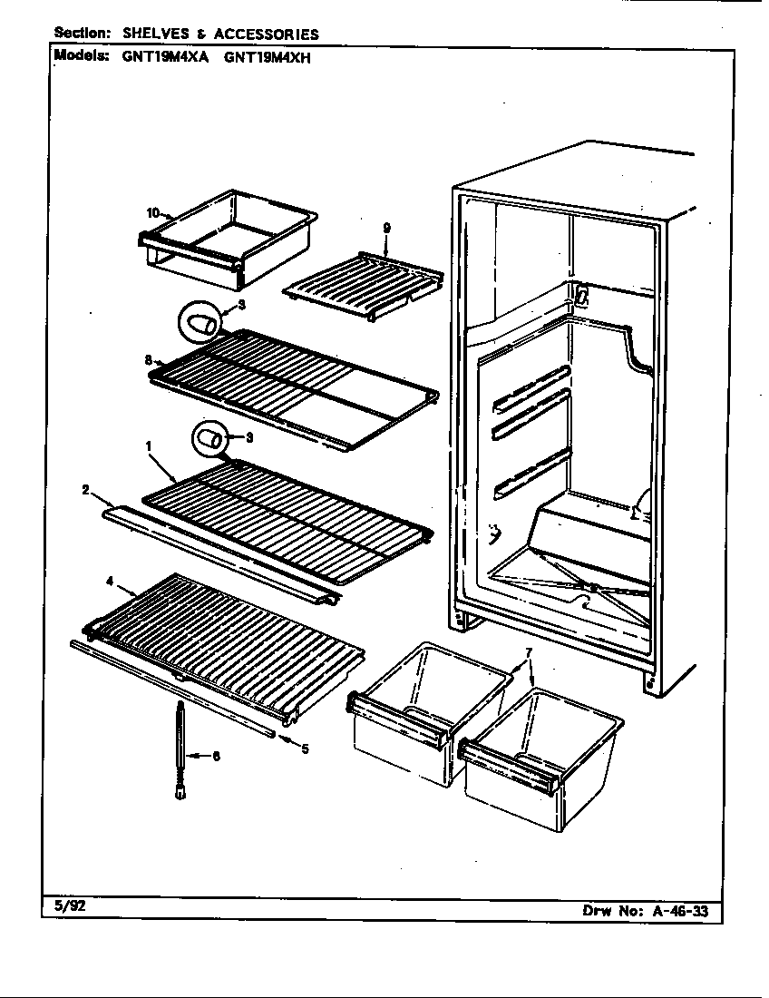 Shelves & accessories