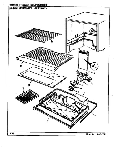 Freezer compartment