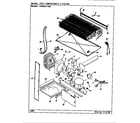 Magic Chef RB23KN-4AW/CG97A unit compartment diagram